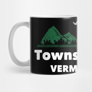 Mountain Sunset Flying Birds Outdoor Townshend Vermont Mug